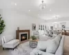 Open-concept Home with Vaulted Ceilings, 7 inch Wide Plank Natural Wood European White Oak Floor In The Main Living areas. Open-concept Home with Vaulted Ceilings, 7 inch Wide Plank Natural Wood European White Oak Floor In The Main Living areas.