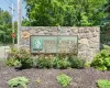 Professionally landscaped entrance monument. Professionally landscaped entrance monument.