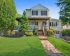 Large front yard with wrap around porch. Large front yard with wrap around porch.