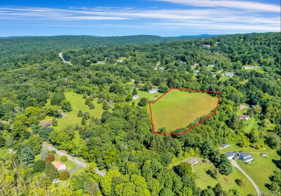 Aerial View of 5.1 Acre Parcel w/ Tax Lines Aerial View of 5.1 Acre Parcel w/ Tax Lines