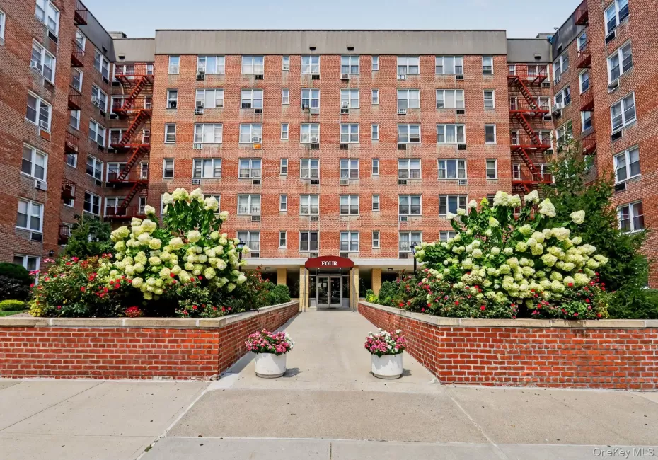 Brick facade building with multiple windows Brick facade building with multiple windows