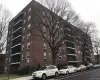 Brick exterior with multiple levels of private balconies Brick exterior with multiple levels of private balconies