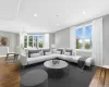 Virtually Staged - Open Living room and Dining Room Virtually Staged - Open Living room and Dining Room