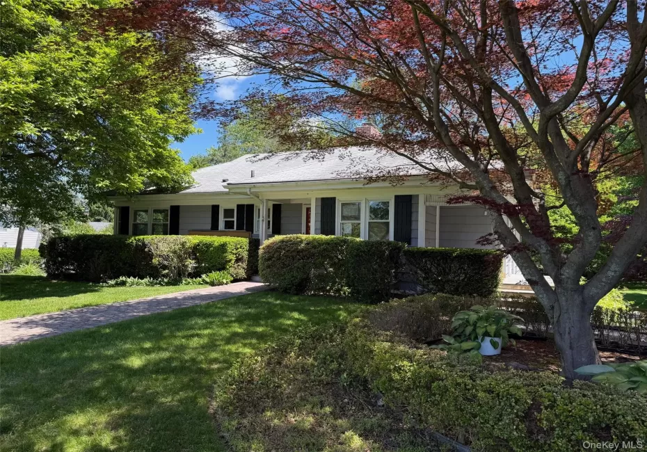 Ranch-style house with a front yard Ranch-style house with a front yard
