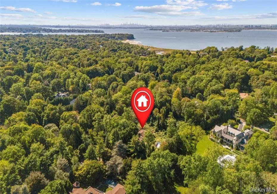 Drone / aerial view of a heavily wooded area Drone / aerial view of a heavily wooded area