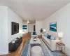 Living area with baseboards Living area with baseboards