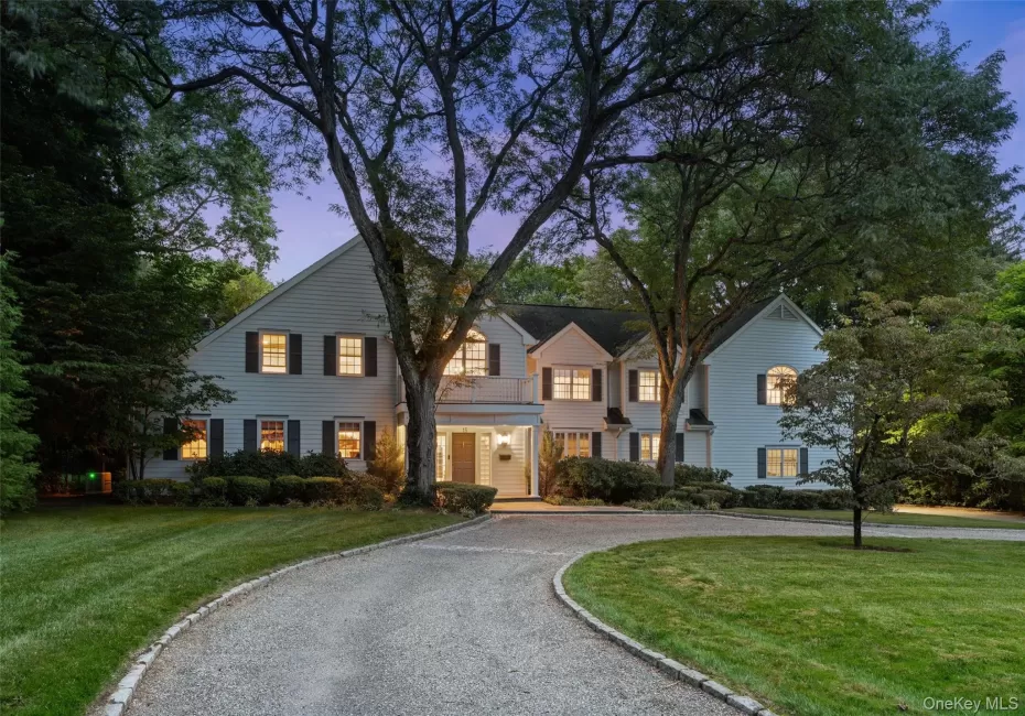 Impressive colonial with circular driveway Impressive colonial with circular driveway