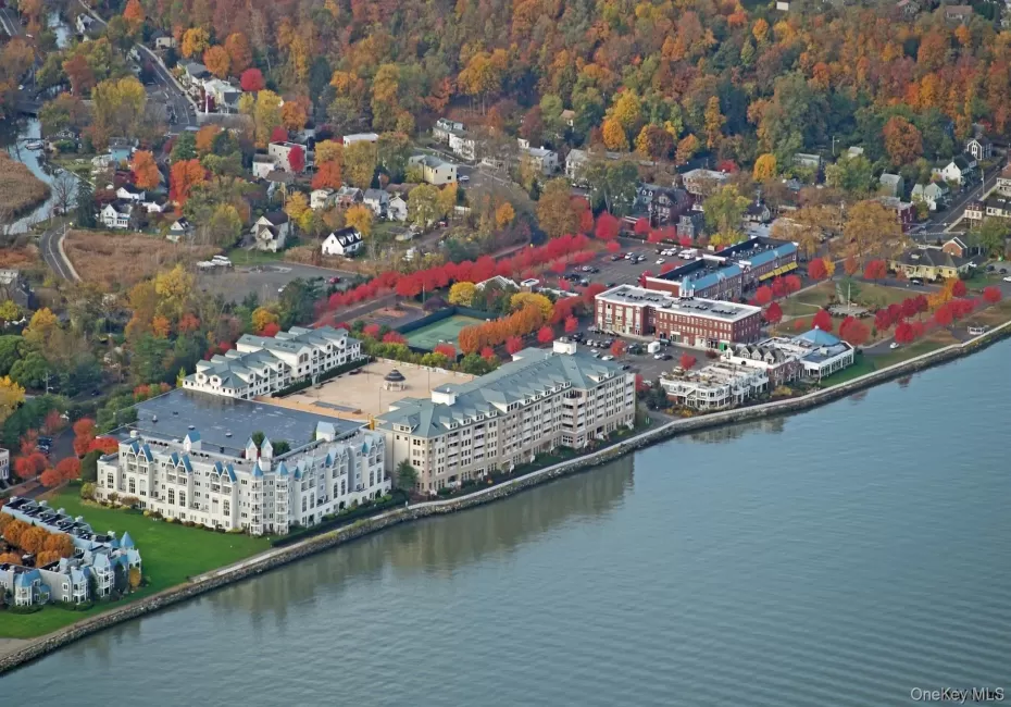 Autumn View of Paradise Harbor Condominium, Piermont, New York. Autumn View of Paradise Harbor Condominium, Piermont, New York.