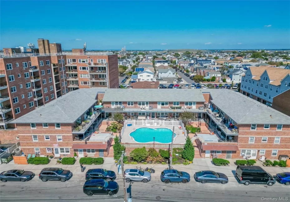 Drone / aerial view of a pool Drone / aerial view of a pool