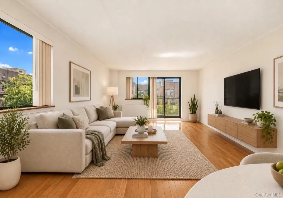 Living Room virtually staged with furniture Living Room virtually staged with furniture