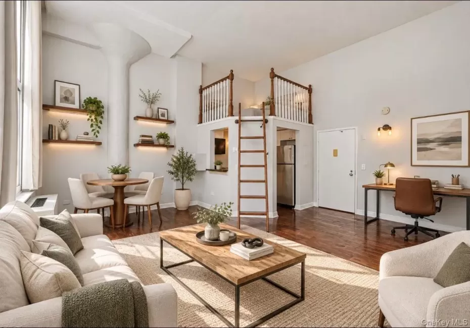 Virtually staged Living Area Virtually staged Living Area