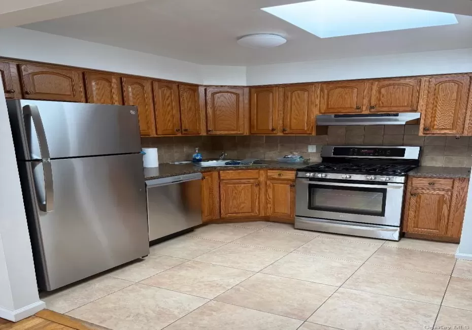 Renovated kitchen with stainless steel appliances Renovated kitchen with stainless steel appliances