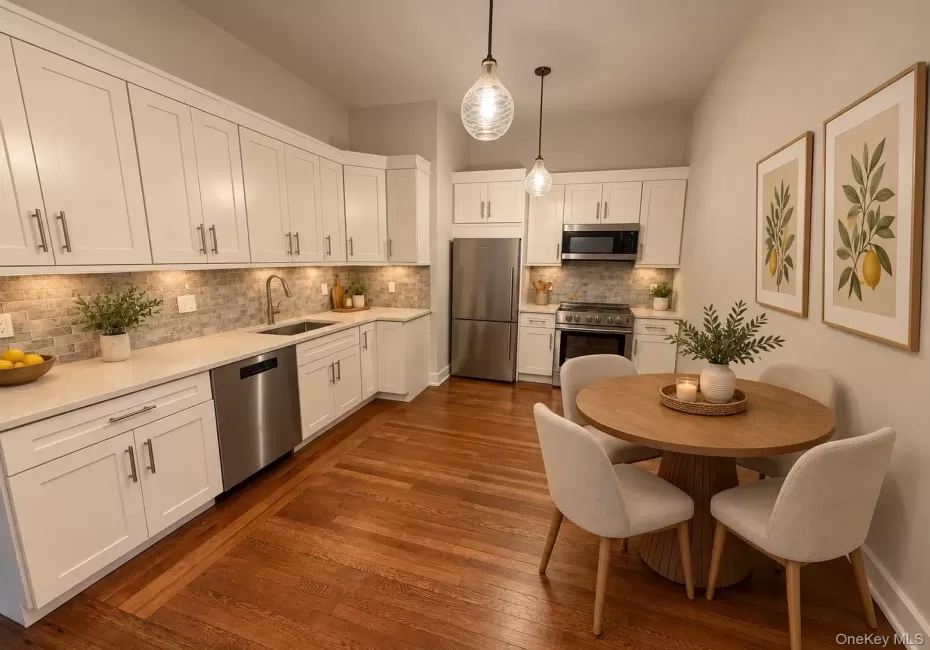 Virtually staged kitchen Virtually staged kitchen