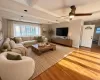 Virtually staged living room Virtually staged living room