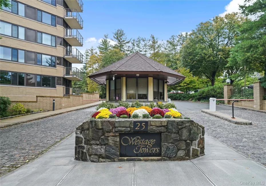 Westage Towers Main Entry with gatehouse. Westage Towers Main Entry with gatehouse.