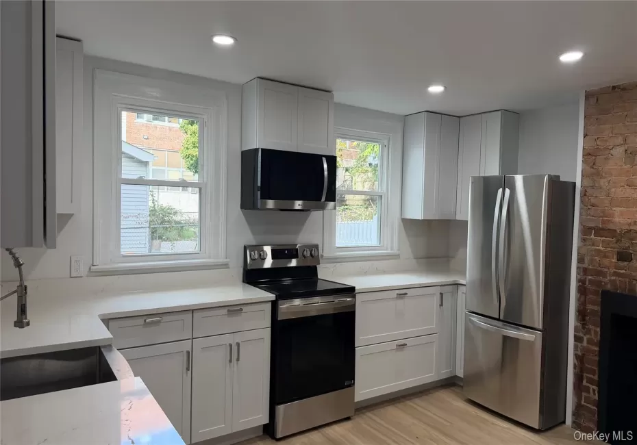 Large Updated Kitchen with lots of cabinets, stainless steel appliances . Large Updated Kitchen with lots of cabinets, stainless steel appliances .