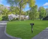 Covered Front Porch, Wide Driveway Covered Front Porch, Wide Driveway