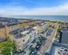 Drone / aerial view of a nearby body of water Drone / aerial view of a nearby body of water