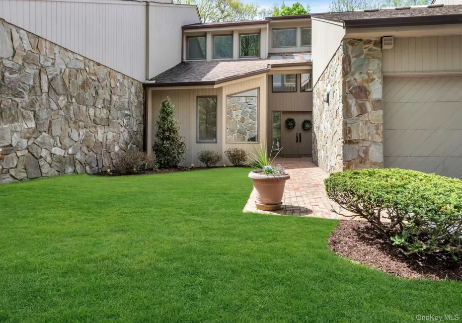of the townhouse with new brick paver of the townhouse with new brick paver