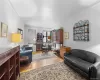 Living area with ornamental molding Living area with ornamental molding
