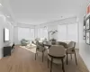 Dining area with light wood-style floors, plenty of natural light, and recessed lighting Dining area with light wood-style floors, plenty of natural light, and recessed lighting