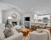 Kitchen open to family room Kitchen open to family room