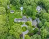 Aerial view of home and property on 3.32 meticulous, landscaped acres Aerial view of home and property on 3.32 meticulous, landscaped acres