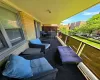 Private balcony with open views Private balcony with open views