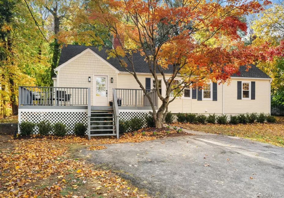 Welcome to 27 Winding Lane - a beautifully renovated home surrounded by vibrant seasonal color, featuring a fresh exterior, new deck, and inviting curb appeal that sets the tone for what awaits inside. Welcome to 27 Winding Lane - a beautifully renovated home surrounded by vibrant seasonal color, featuring a fresh exterior, new deck, and inviting curb appeal that sets the tone for what awaits inside.