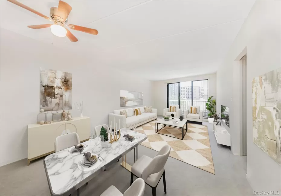 **Virtually Staged** Dining & Living Room **Virtually Staged** Dining & Living Room
