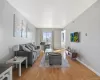 Living area featuring light wood finished floors Living area featuring light wood finished floors