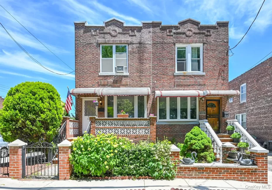 Brick facade residence. Brick facade residence.
