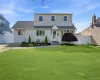 Front of home. Front of home.
