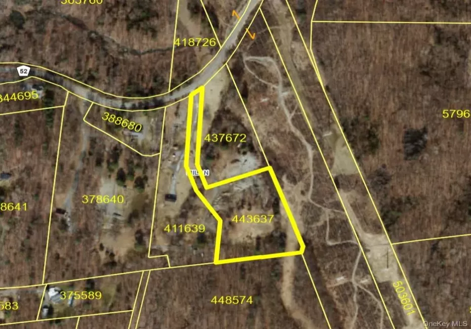 Aerial overview of property's location featuring property parcel outlined Aerial overview of property's location featuring property parcel outlined