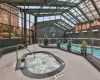 Indoor heated olympic size pool/jacuzzi Indoor heated olympic size pool/jacuzzi