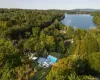 Aerial view with a water view Aerial view with a water view