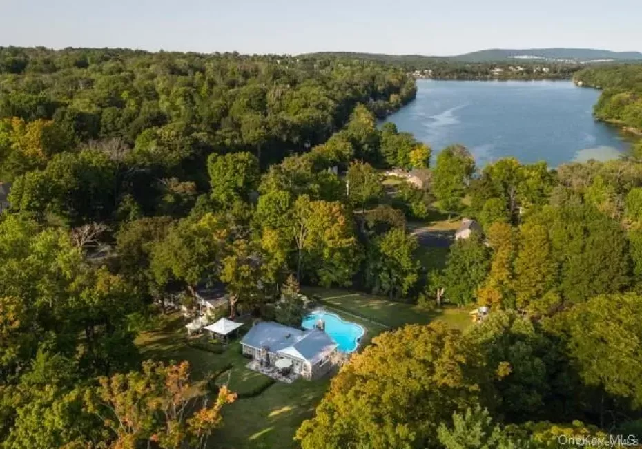 Aerial view with a water view Aerial view with a water view