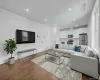 Living Room Looking towards Kitchen - Virtually Staged Living Room Looking towards Kitchen - Virtually Staged