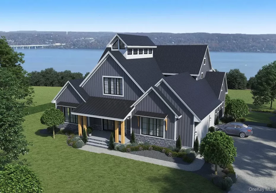 View of front of house featuring a standing seam roof, board and batten siding, a porch, and roof with shingles View of front of house featuring a standing seam roof, board and batten siding, a porch, and roof with shingles