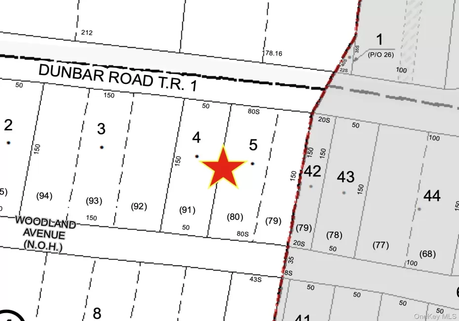 Map showing property parcels Map showing property parcels