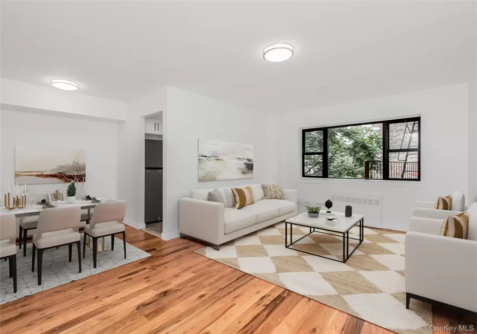 ** Virtually staged** Open floor plan living dining area ** Virtually staged** Open floor plan living dining area