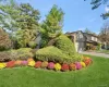 Landscaped front of home Landscaped front of home