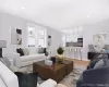 Open living room/kitchen Open living room/kitchen