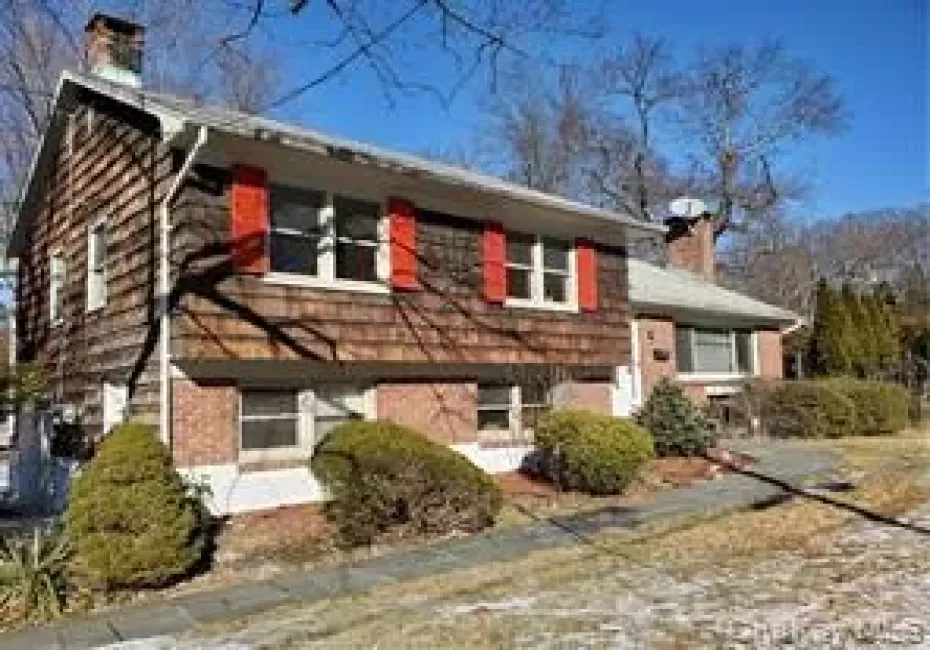 Tri-level home with a chimney Tri-level home with a chimney