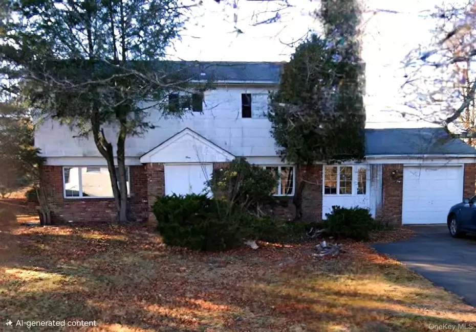 View of front of house featuring brick siding, an attached garage, and driveway View of front of house featuring brick siding, an attached garage, and driveway