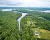 aerial view to lake aerial view to lake