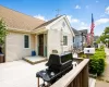Beautiful outdoor deck with private Webber grill Beautiful outdoor deck with private Webber grill