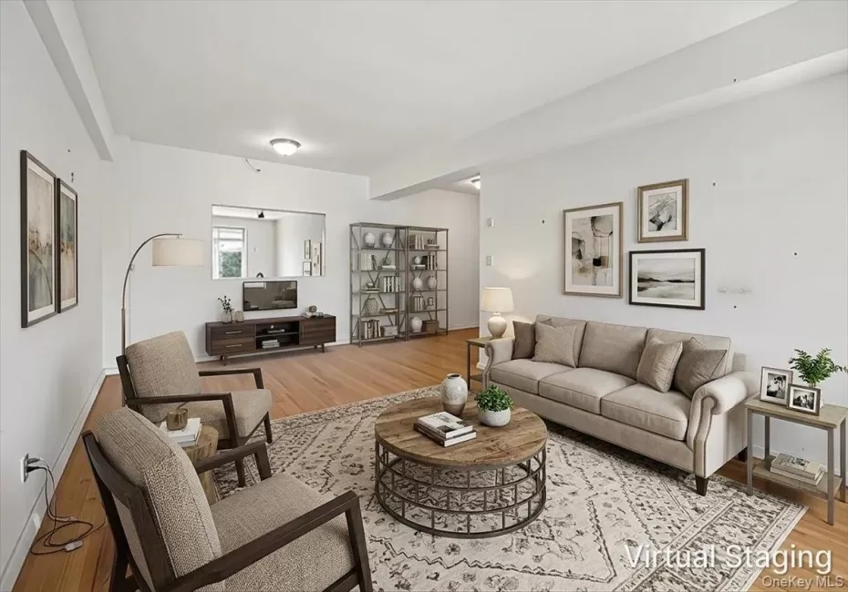 Virtually staged living room Virtually staged living room