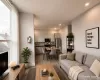 Virtually Staged Living/dining/kitchen Virtually Staged Living/dining/kitchen