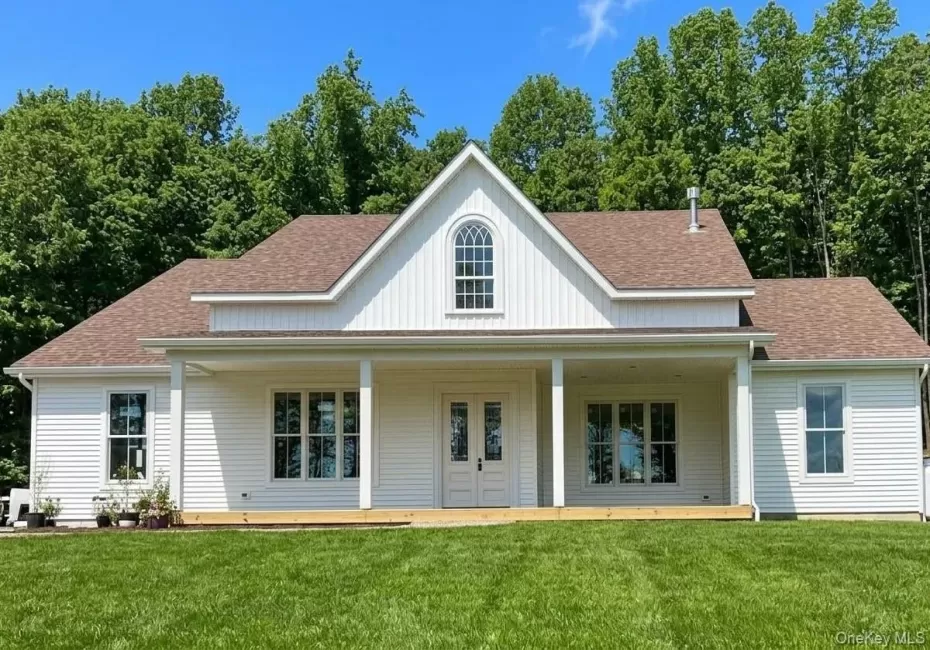 Depicts previously built farmhouse by same builders with unfinished front porch. All subject to change Depicts previously built farmhouse by same builders with unfinished front porch. All subject to change